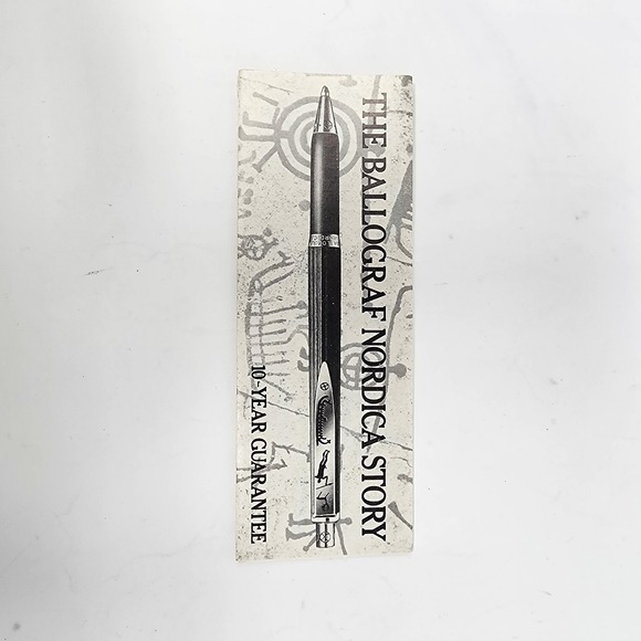 Vintage Ballograf Nordica Sweden Pen & Mechanic Pencil Set‎ With SFK Steel Logo - Picture 9 of 10